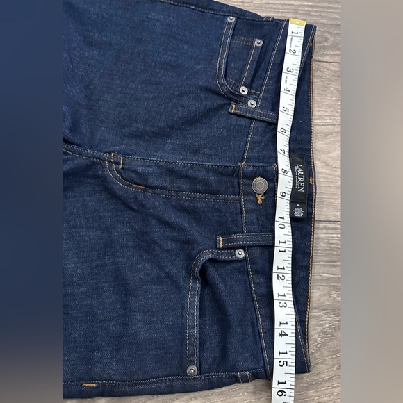 👖 Lauren Ralph Lauren High-Rise Premier Straight Leg Jeans - Size 8 🌟 - Picture 6 of 12